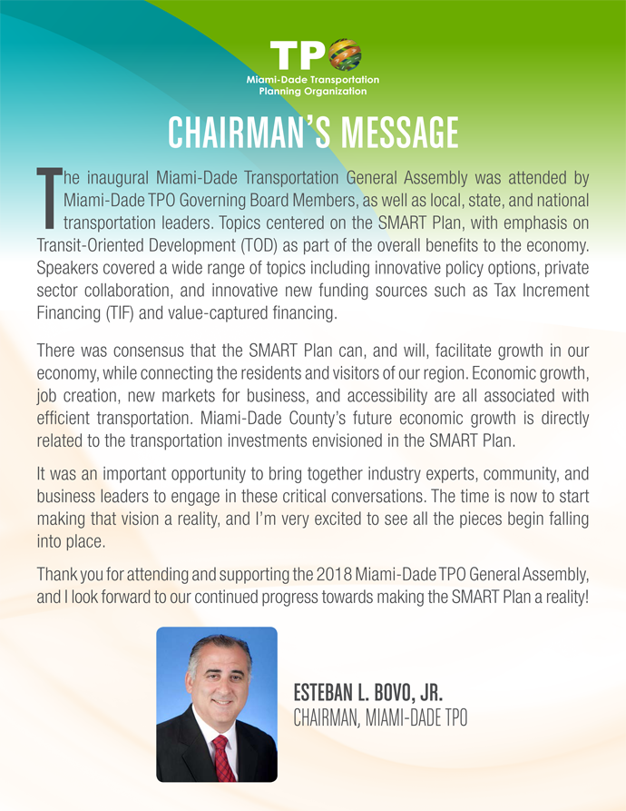 TPO General Assembly Chairman's Message!