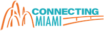 Logo for Connecting Miami bridge project.